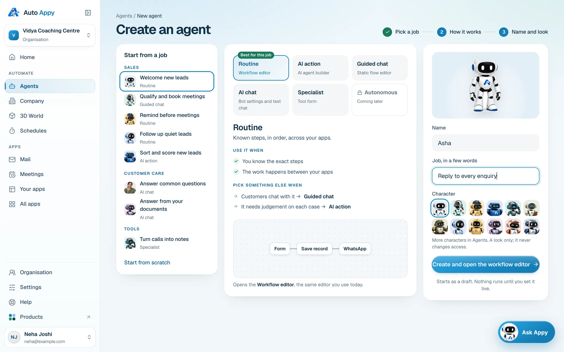 Create the agent